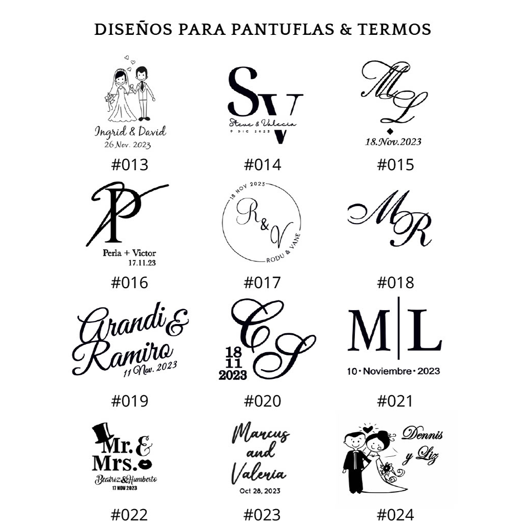 Pantuflas para Boda Personalizadas en Tela Dubetina