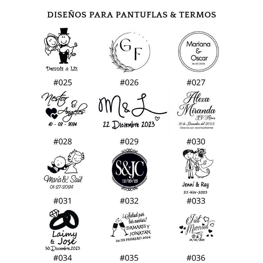 Pantuflas para Boda Personalizadas en Tela Dubetina