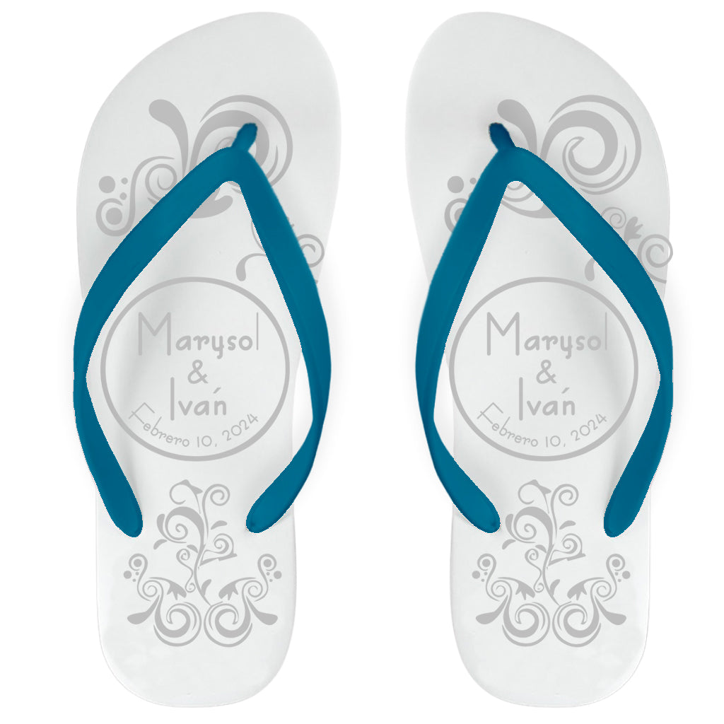 Sandalia Personalizada para Boda Pata Gallo