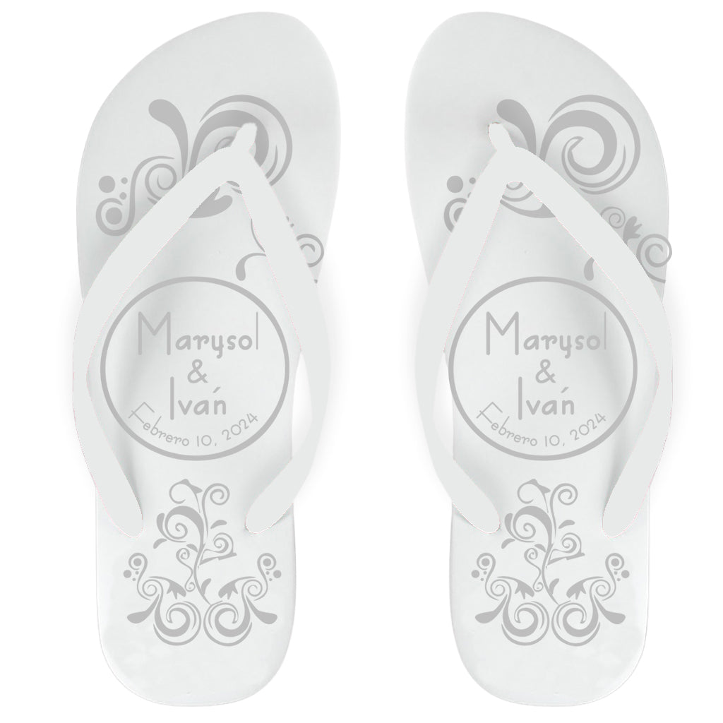 Sandalia Personalizada para Boda Pata Gallo