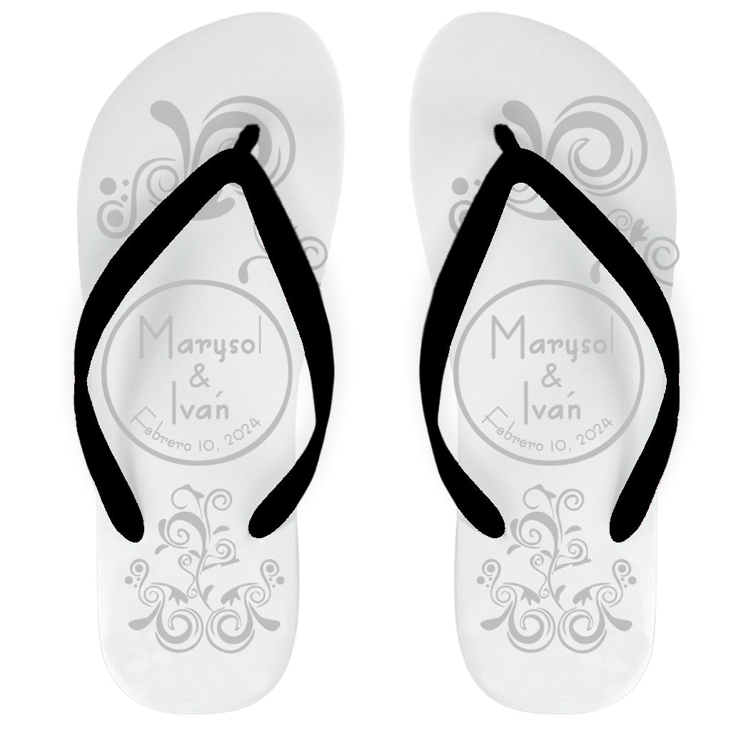 Sandalia Personalizada para Boda Pata Gallo
