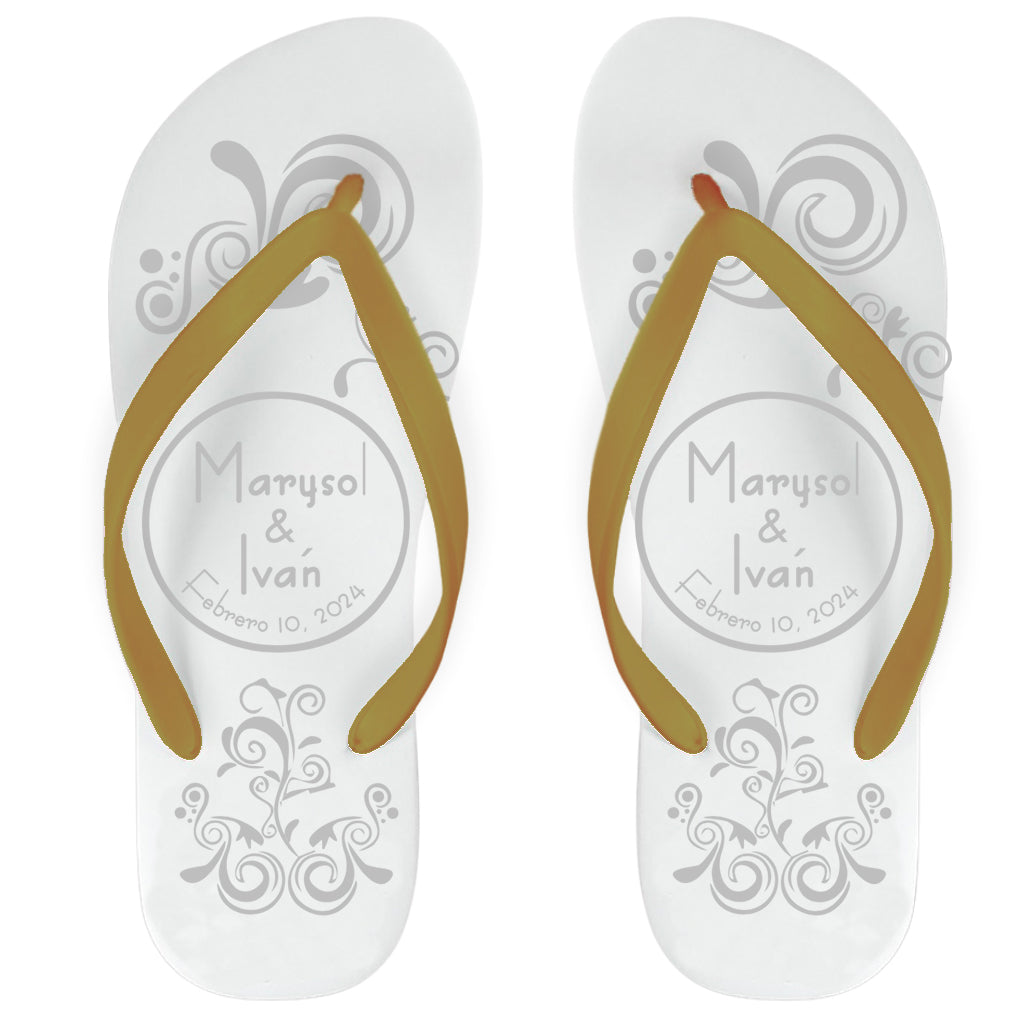 Sandalia Personalizada para Boda Pata Gallo