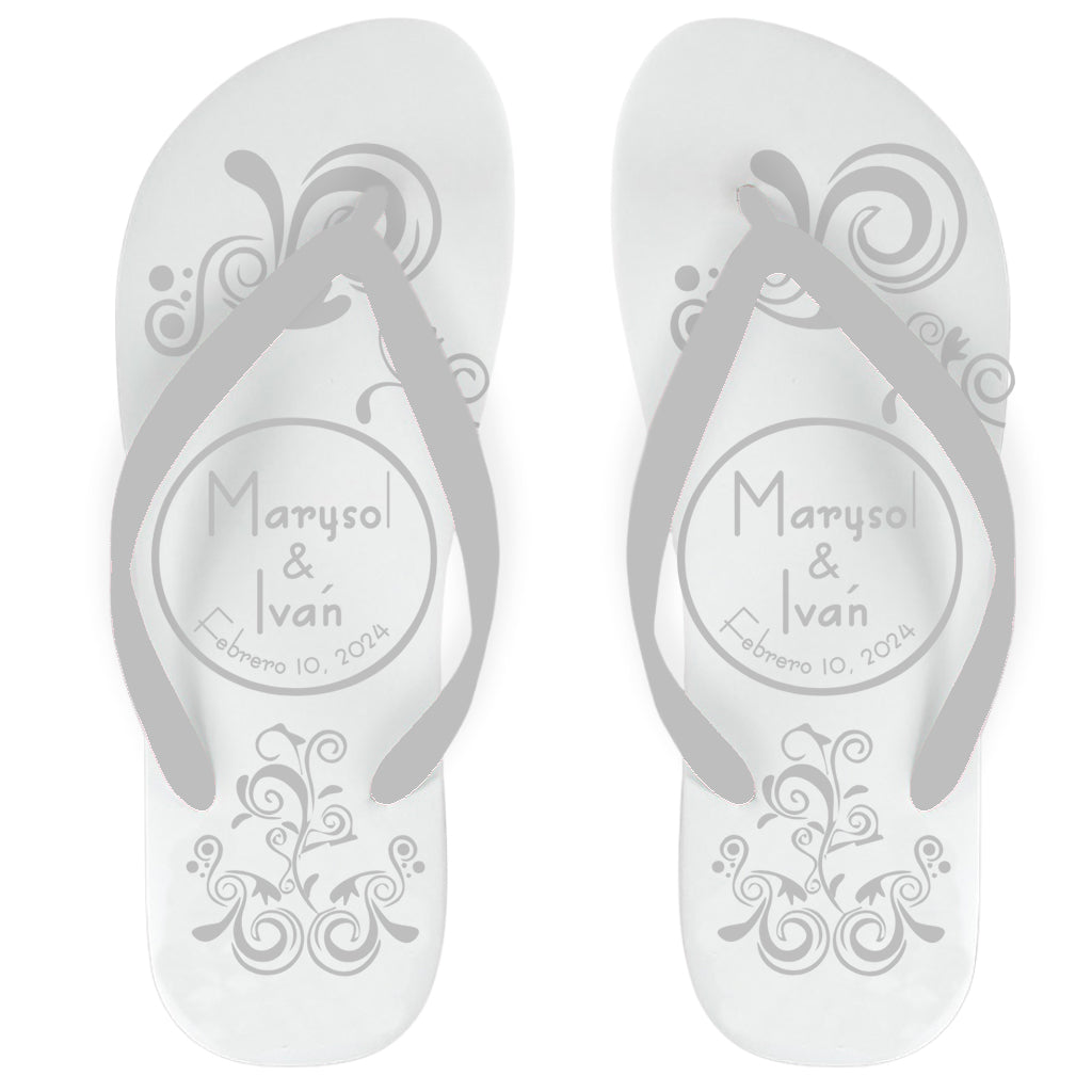 Sandalia Personalizada para Boda Pata Gallo