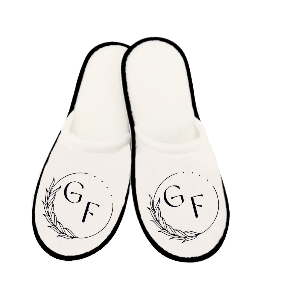 Pantuflas para Boda Personalizadas Toalla