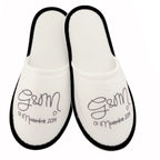 Pantuflas de tela dubetina para boda