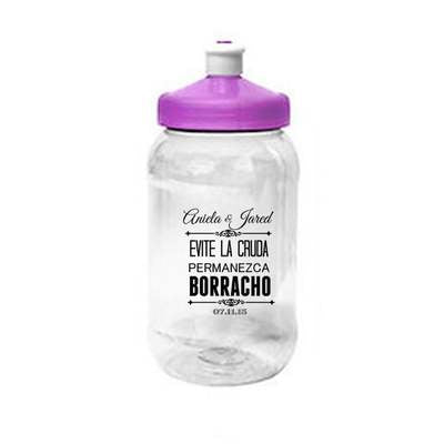 Termos Personalizados para Boda de Plástico con Tapa de Chupón