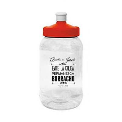 Termos Personalizados para Boda de Plástico con Tapa de Chupón